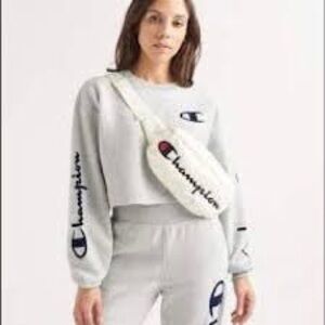 Champion White Sherpa Fanny Pack